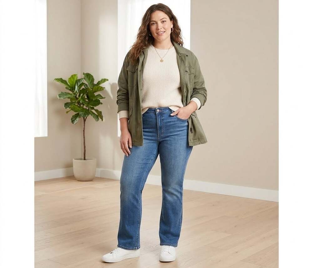 Old Navy Bootcut Jeans Mid-Rise Wow Medium Wash Blue Womens Size 16 NWT